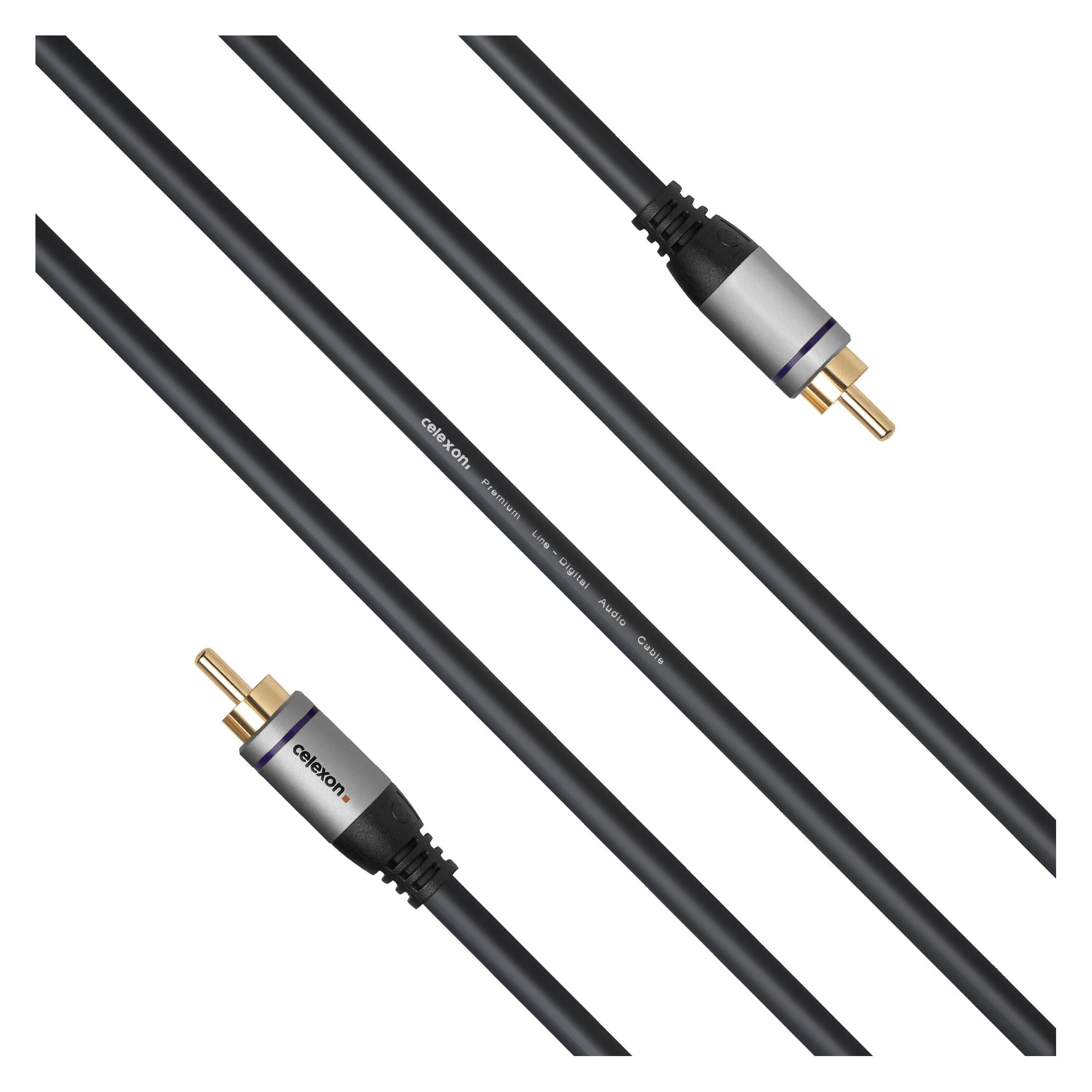 Celexon Cinch Digital Audiokabel 1,0m - Professional Line (1 m, Cinch Kabel) (1000015603)