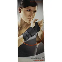 Manu-Hit L 07031 M Schw Handgelenkbandage 18cm 1 ST
