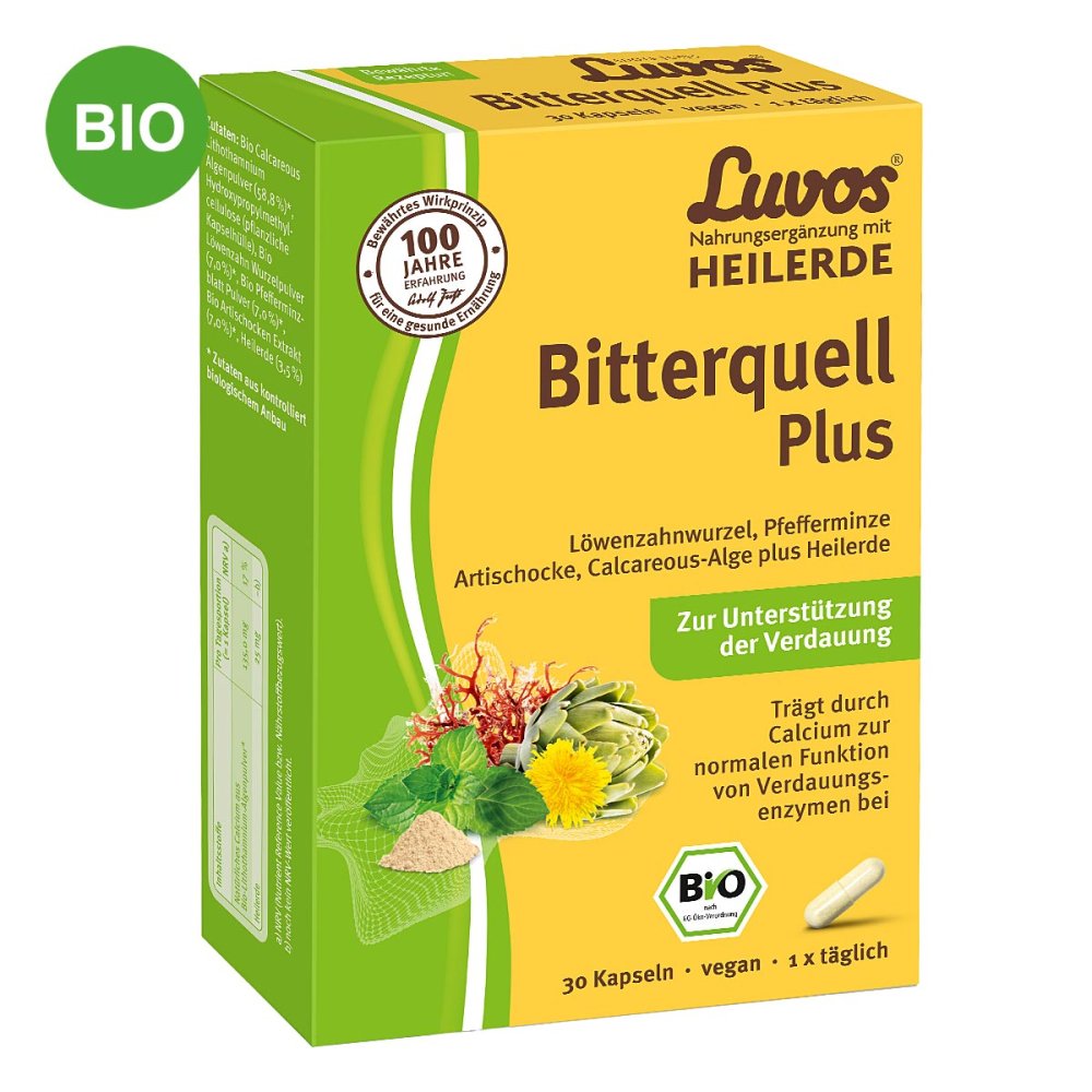Heilerde-Gesellschaft Luvos Just GmbH & Co. KG Luvos Heilerde Bio Bitterquell Plus Kapseln 13723160