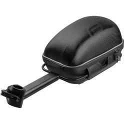 Force Crust Satteltasche mit Halterung Schwarz