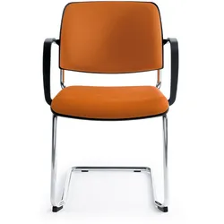 Profim Bit 570V Konferenzstuhl, Freischwinger, Sitz und Rückenlehne gepolstert frei konfigurierbar