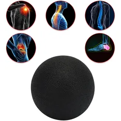 Punktueller Massage-Ball, 8 cm, schwarz – Faszientrainer für effektive Schmerzlinderung & Tiefenentspannung