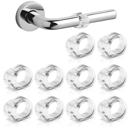 Set van 10 PVC Deurstoppers voor Ramen en Vloeren ter Bescherming van Muren en Meubels