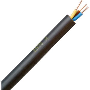 Kopp Erdkabel 153325009 NYY-J, 3 x 1,5 mm², schwarz, Länge: 25 m