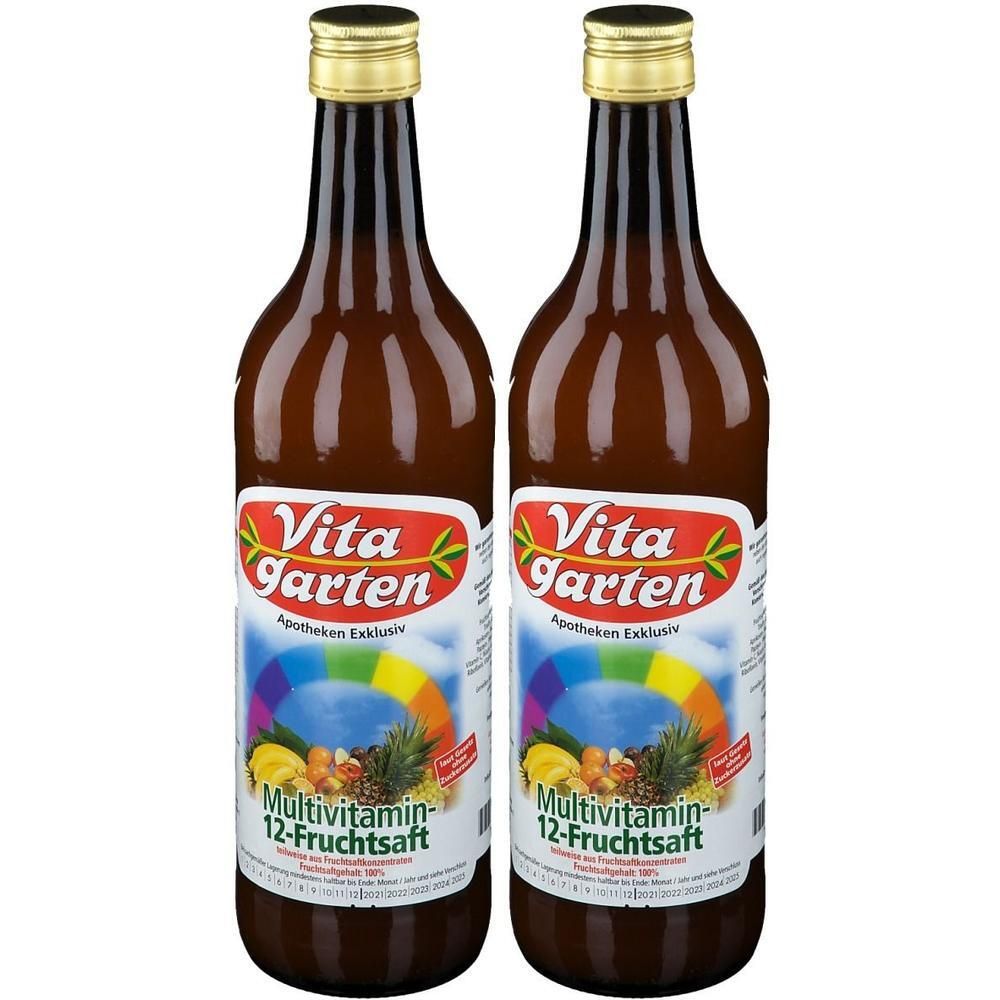 Vitagarten Multivitamin Saft 12+10+1 2x 2x750 ml