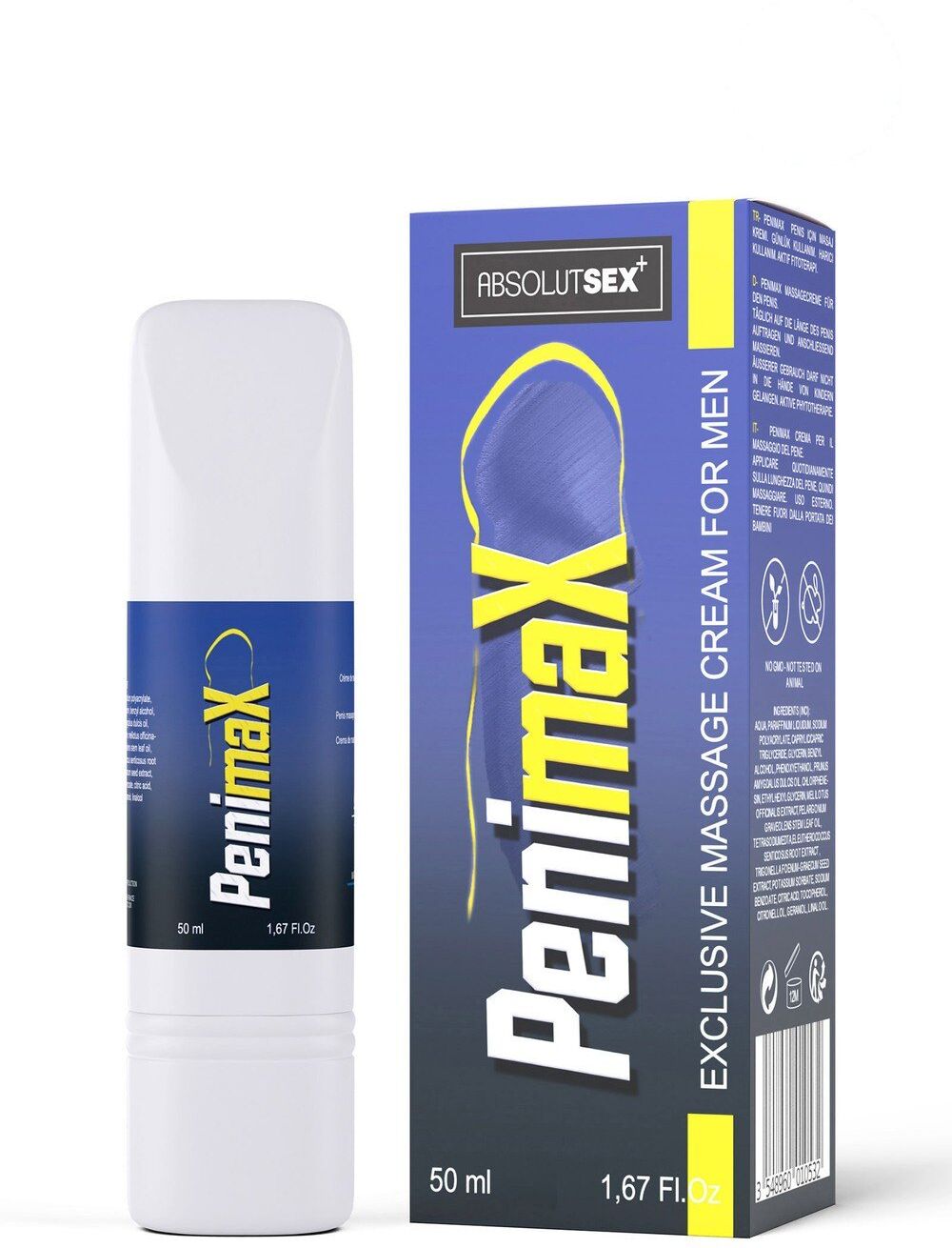 RUF Penimax Crème Hydratation Pénis + Érection - 50 ml