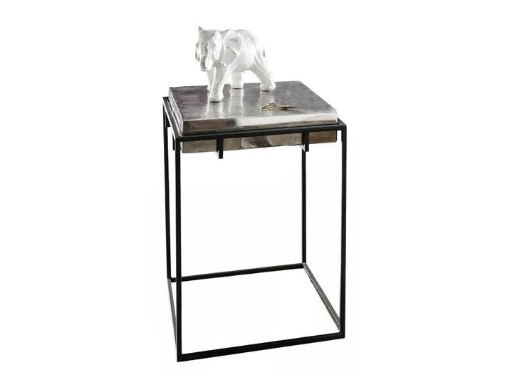 Beistelltisch Kandol - quadratisch 44cm Silber