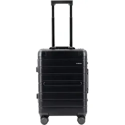 Alumaxx Reisetrolley, mit Vollalukoffer, schwarz, Koffer, Schwarz