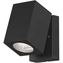 OSRAM Wandleuchte Endura Classic Cube in Schwarz mit verstellbarem Lampenkopf - kann mit einfacher oder smarter Lampe bestückt werden