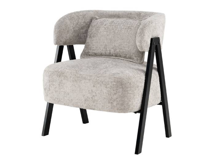 KOMFOTTEU Relaxsessel, Loungesessel mit stabilen Metallbeinen, Rückenlehne & Lendenkissen