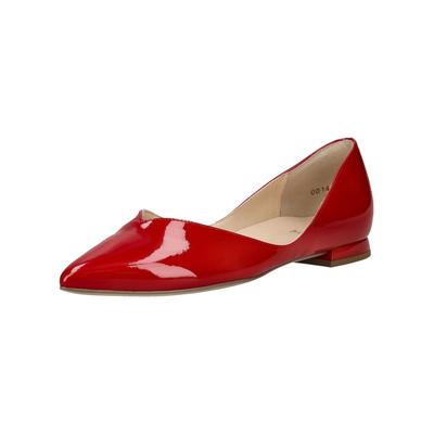 Ballerina HÖGL "Högl Ballerinas Leder", Damen, Gr. 37, rot lack, Leder, Schuhe Ballerina