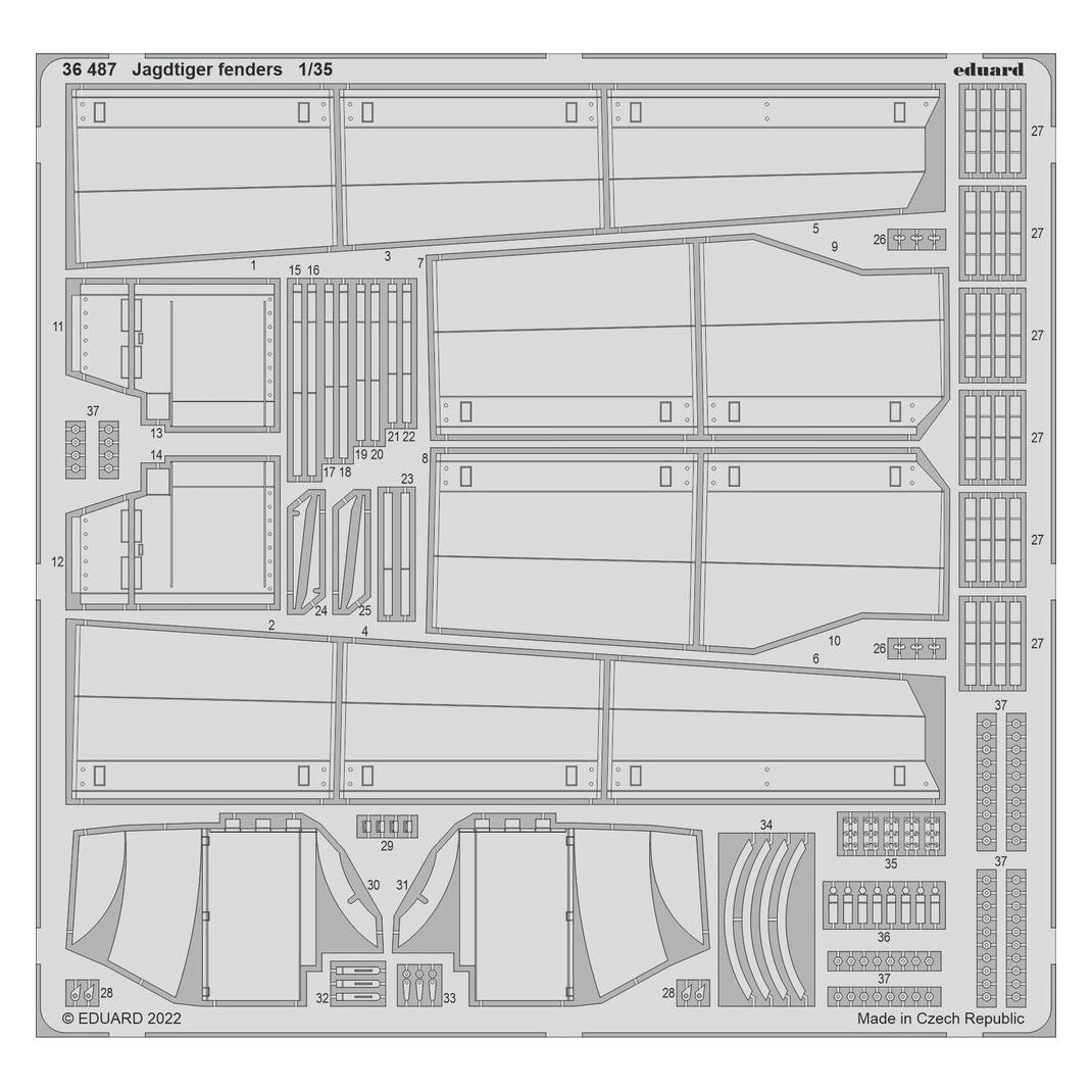 Eduard Jagdtiger fenders (36487)