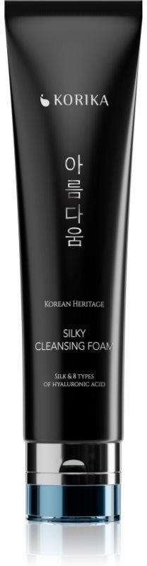 KORIKA Korean Heritage Silk & 8 Types of Hyaluronic Acid Silky Cleansing Foam Reinigungsschaum mit feuchtigkeitsspendender Wirkung 150 ml