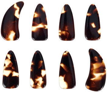 Thomann GuZheng Picks OCV 8pcs L Perloid dunkel