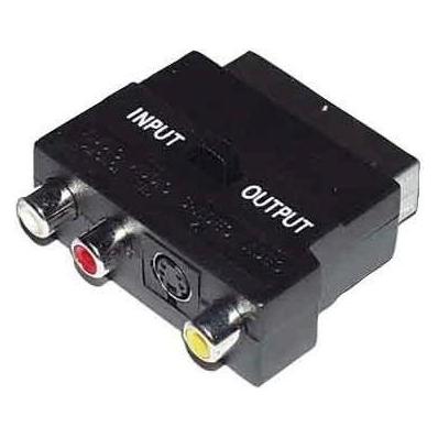 E+P VC 915. Anschluss 1: SCART, Anschluss 2: 3 x RCA, S-VHS, Beschichtung Verbindungsanschlüsse: Nic (VC 915)