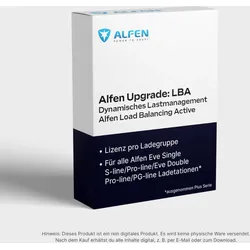Alfen Upgrade "Load Balancing Active" (dynamisches Lastmanagement) - pro Ladegruppe