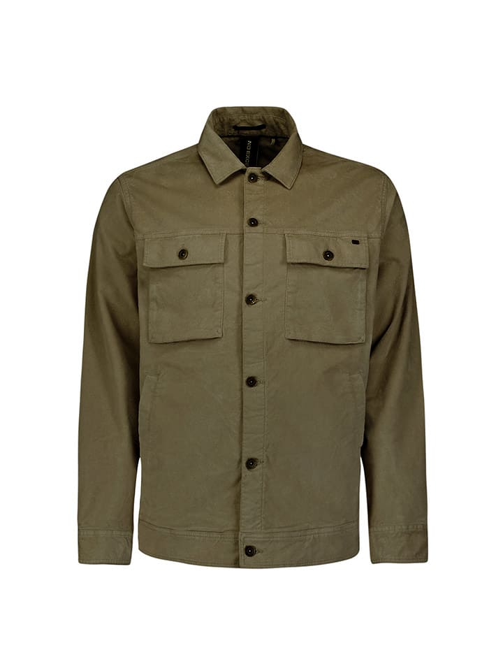 No Excess Cordjacke in Taupe - XL