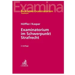 Höffler:Examinatorium im Schwerpunkt St, Fachbücher von Johannes Kaspar, Katrin Höffler