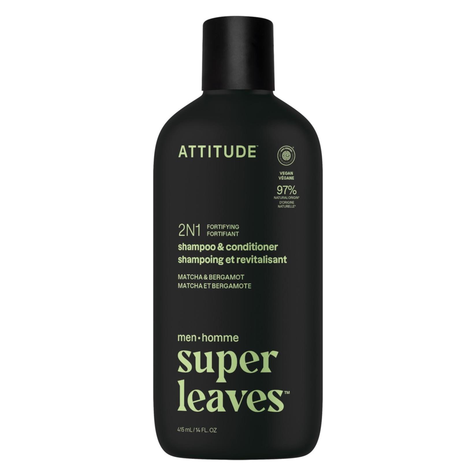 Attitude Men's 2-in-1 Fortifying Shampoo und Conditioner für brüchiges Haar (550 g) (62872296)