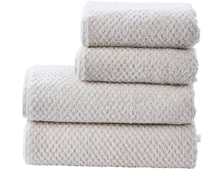 Handtuch Set DONE. Provence Honeycomb 2 Gästetücher (30x50 cm), 2 Handtücher (50x100 cm) , beige, 4 Stk., Walkfrottier, Walkfrottier, Walkfrottier, Handtücher, Handtuch Set, Waben-Optik, verschiedene Set Varianten erhältlich