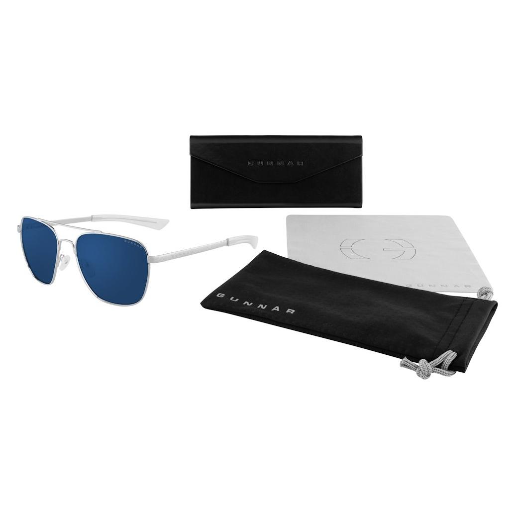 Gunnar Mustang Chrome / Gaming-Brille / Sonnenbrille / BLF 90 / Natürlicher Fokus (MUS-00311)