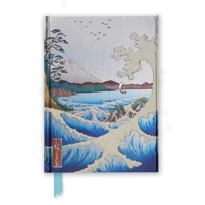 Premium Notizbuch DIN A5: Utagawa Hiroshige, Das Meer bei Satta, Nonbook von Flame Tree Publishing, Brown Trout-Auslieferer Flechsig,