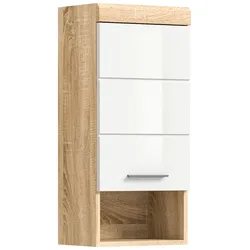 Hängeschrank Lambada ca. 37x79 cm Sonoma Eiche/Weiß