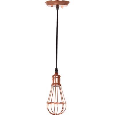 KAYOOM Hängeleuchte "Manamo in Kupfer, ohne Leuchtmittel, LxBxH: 23 x 23 x 10 cm", kupferfarben, H: 10cm, 1 Stk., Leuchten, Hängeleuchte