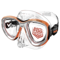 Seac - Serena - Antifog-Tauchmaske - Farbe: Klar/Orange