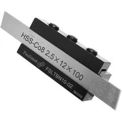 Abstechstahlhalter, Schafthöhe 10 mm, mit HSS-Messer (8 % Kobalt)