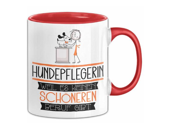 Trendation Tasse Hundepflegerin Weil Es Keinen Schöneren Beruf Gibt Tasse Geschenk fü