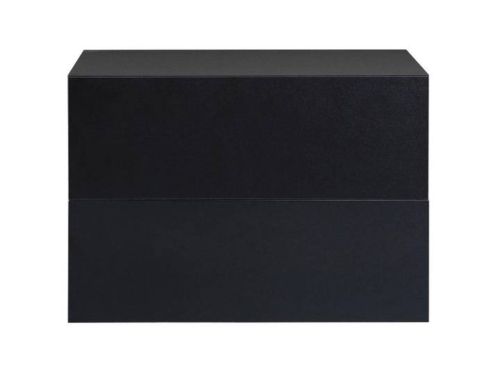 CARO-Möbel Hängender Nachttisch Anni schwarz, Schwarz, Mode, 42x29x30 cm, Schlafzimmer, Nachtkästchen