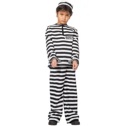 Wilbers Kinder Sträfling, 3-Teilig, schwarz/weiss (116)