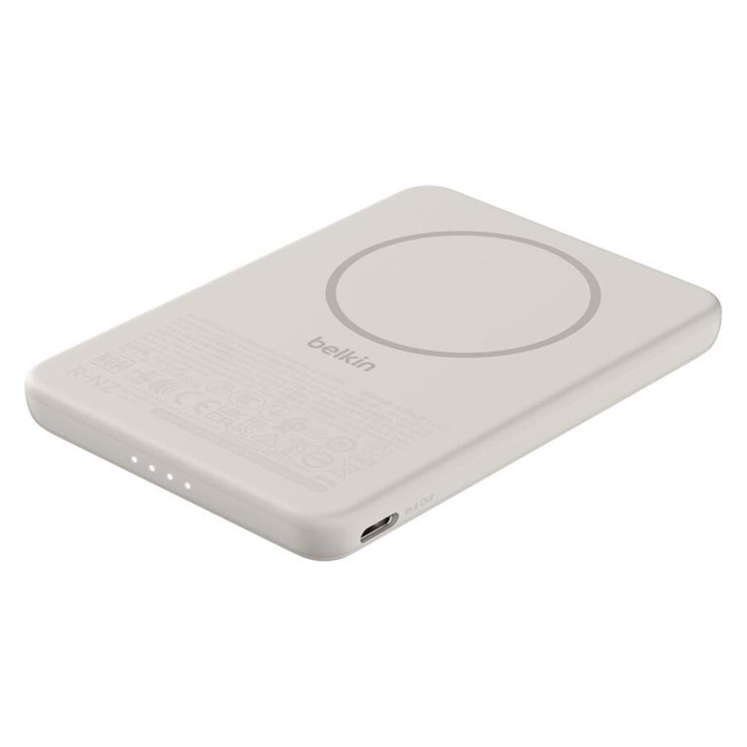 Belkin BoostCharge Slim Magnetic Ring 5k (5000 mAh, 15 W) (BPD020HQSA)