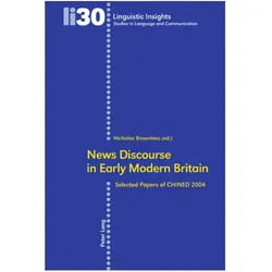 News Discourse in Early Modern Britain, Fachbücher von Nicholas Brownlees