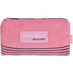 CANVASCO Make-up Tasche aus Hafengurt in rosa - Federmäppchen robust und mit zeitlosem Design - Kosmetiktasche