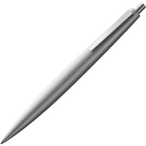 Lamy Kugelschreiber 2000, Modell 202, silber, Edelstahl, Schreibfarbe schwarz