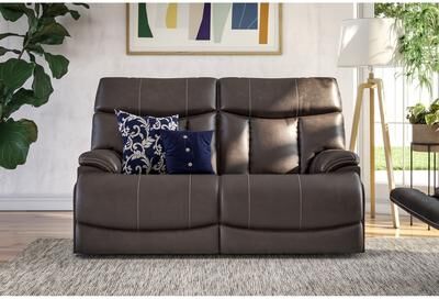 "Clive Power Reclining Loveseat with Power Headrest and Lumbar by Flexsteel - 64"" x 43"" x 41"""