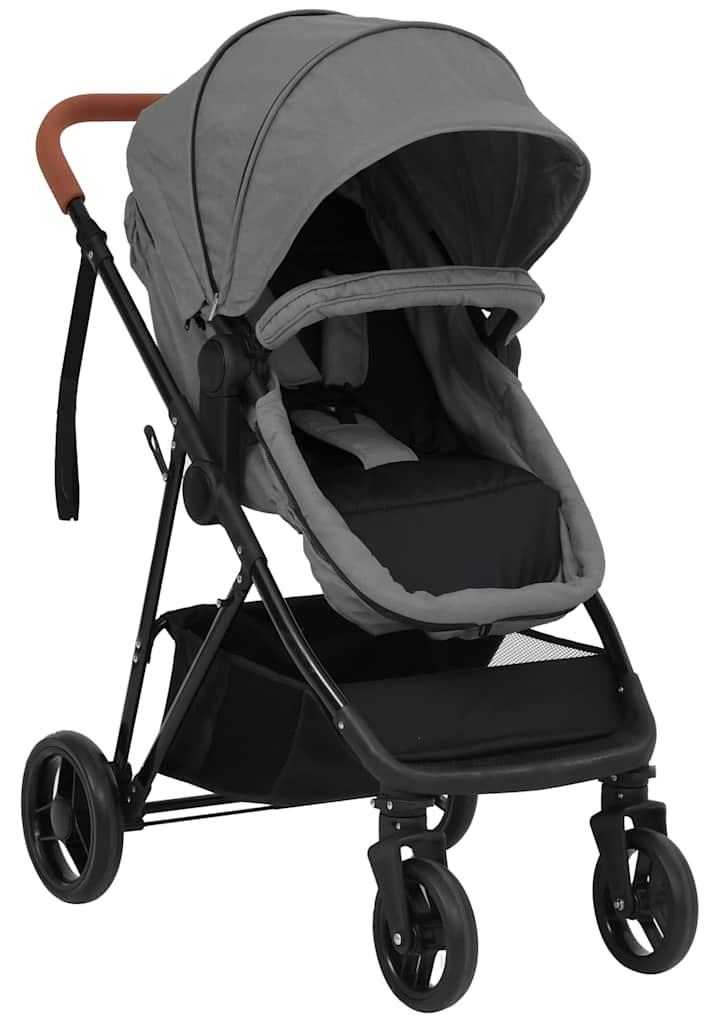 Buggy - Kinderwagen - Faltbarer Kinderwagen - Reisebuggy - Kinderwagen - 2-in-1, multifunktional - Stahlrahmen