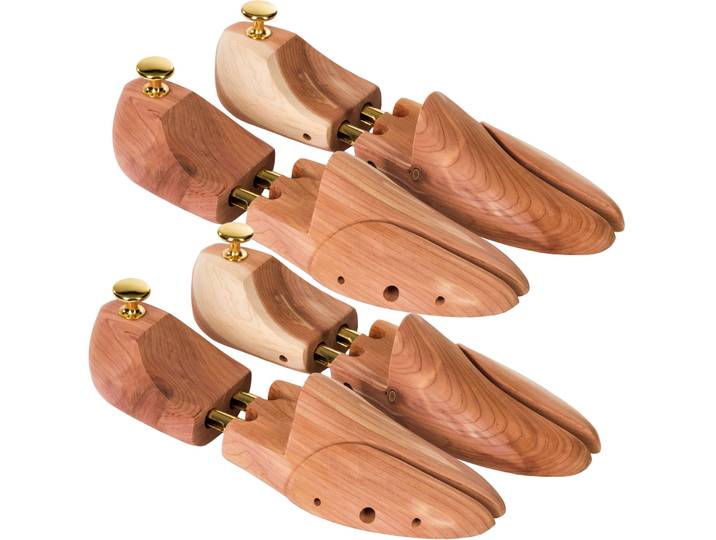 2 Paar Schuhspanner aus Zedernholz - 39-41