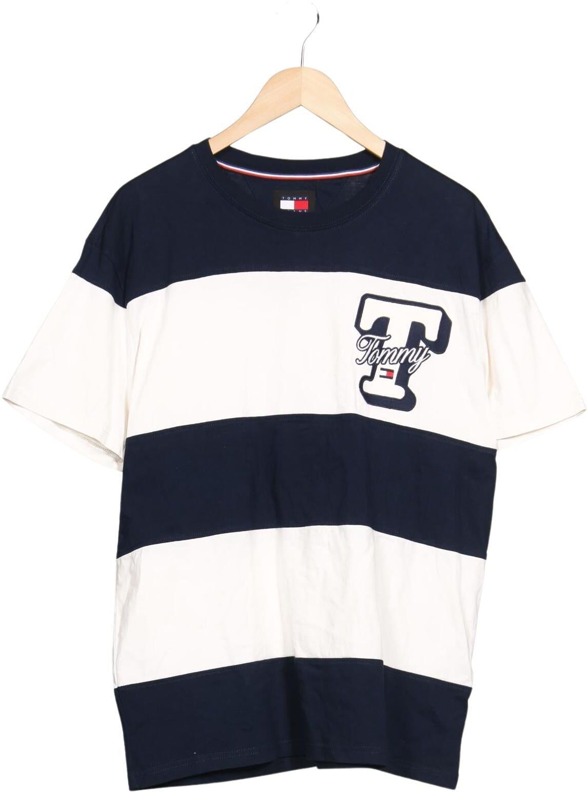Tommy Jeans Herren T-Shirt, Mehrfarbig, Gr. M, Baumwolle - Second Hand