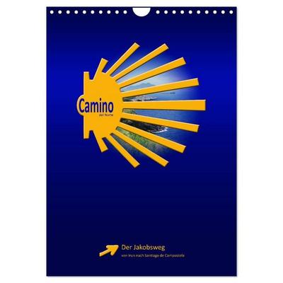 Camino del Norte (Wandkalender 2027 DIN A4 hoch), CALVENDO Monatskalender