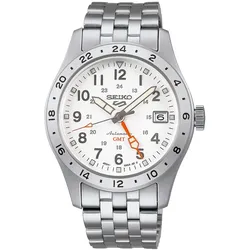 Seiko SSK059K1 Herrenuhr Automatik GMT Stahl/Weiß