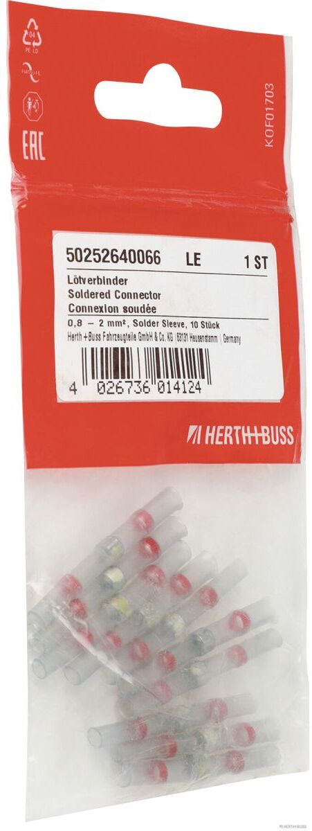 Connexion soudée HERTH+BUSS ELPARTS 50252640066