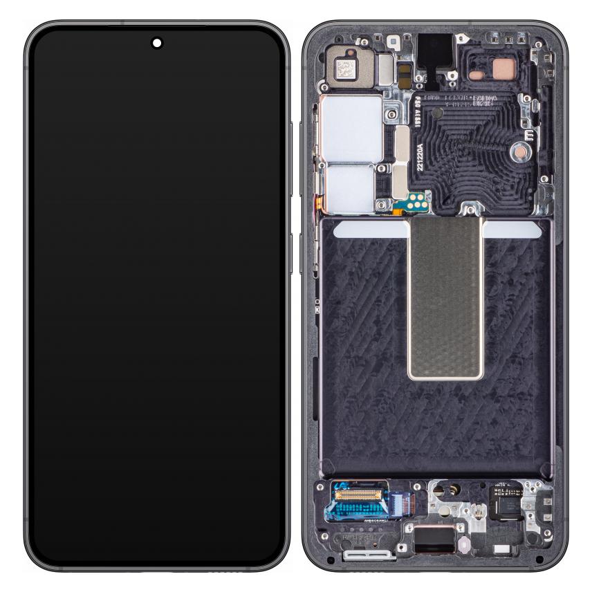 Samsung Display Unit für Galaxy S23 S911, Phantom Schwarz (Display) (60393907)