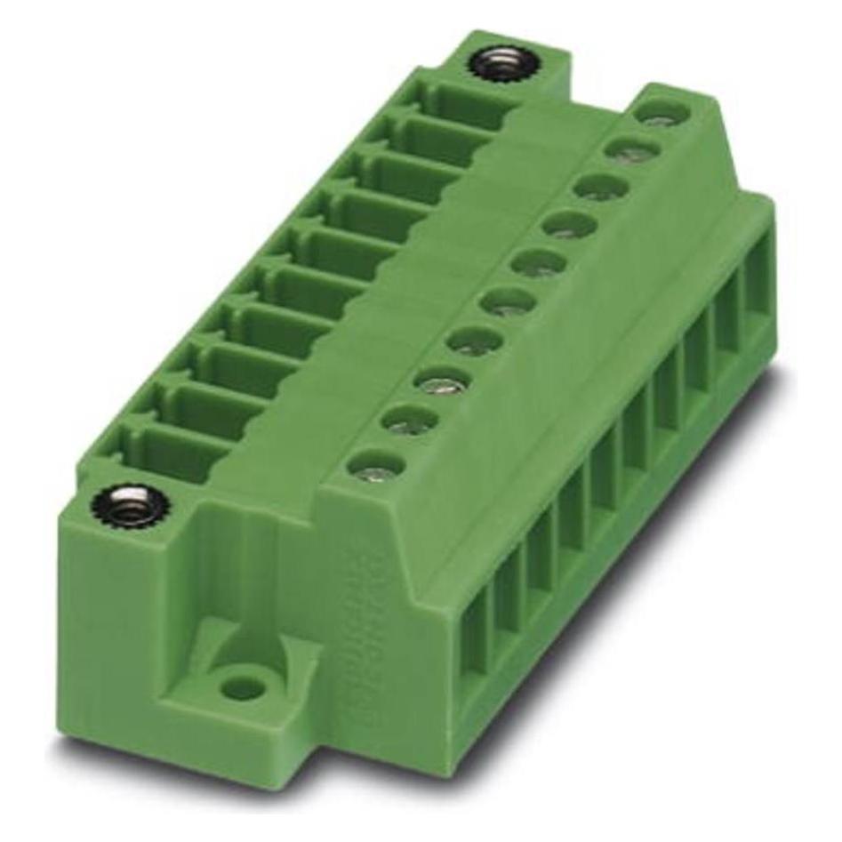 Phoenix Contact Mini PCB header, 3.81mm, 10 way, flanged (1833108)
