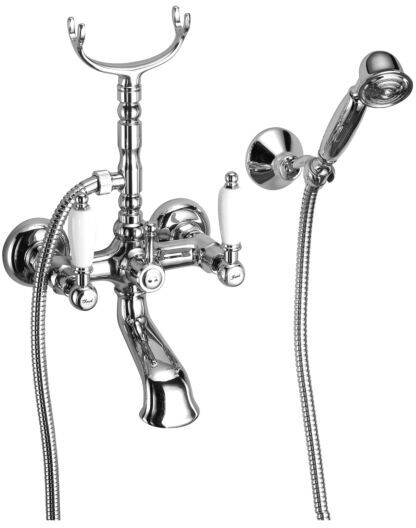 Herzbach Anais Classic Wannenarmatur 32402000201 chrom, Aufputz, Stilgriff