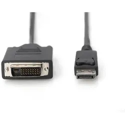 DisplayPort Kabel, DP20 Stecker   DVI-D (24+1) Stecker