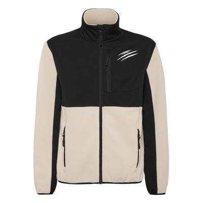 Yoga-Sweatjacke PLEIN SPORT "Sweatjacke", Herren, Gr. L, beige (06, beige), Außenmaterial: 100% Polyester, Sweatjacken