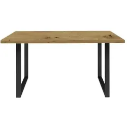 FORTE Esstisch Tables 140 x 90 cm Holzoptik Eiche Artisan